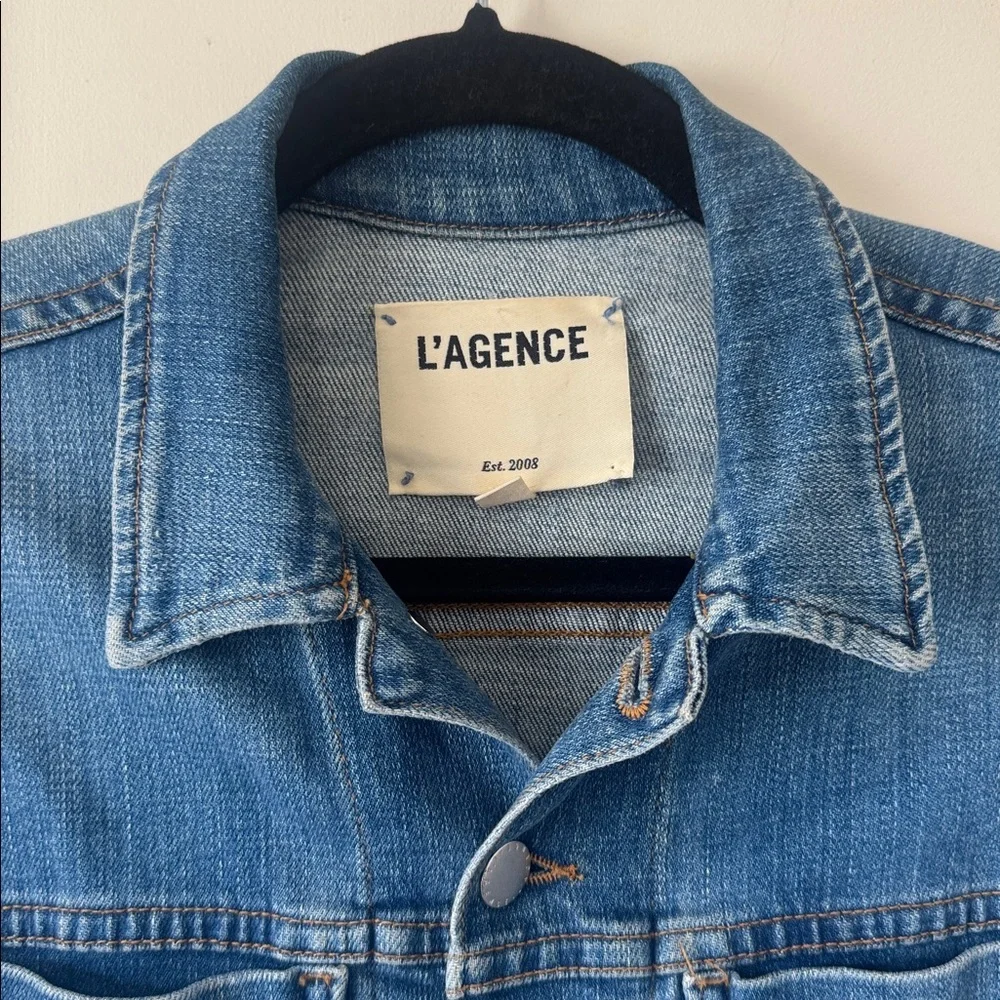 L’AGENCE denim jacket - Picture 2 of 8